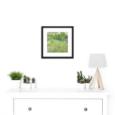 Van Gogh Daubignys Garden by Vincent Van Gogh - Single Picture Frame Painting