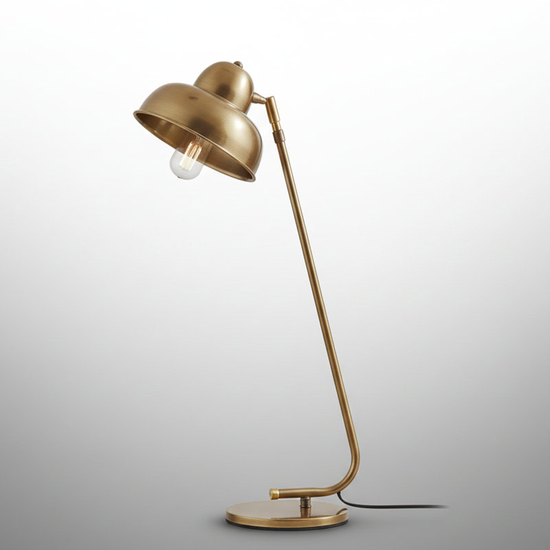 Lampe de bureau Kaia, Or brossé