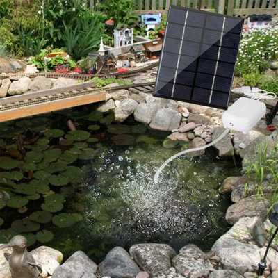 Solar oxygen pump Solar Aquarium Oxygenation Pump  Outdoor Fishing Oxygenation Pump  Household Pump  Small Fish Pond Oxygenation Pump  Rechargeable