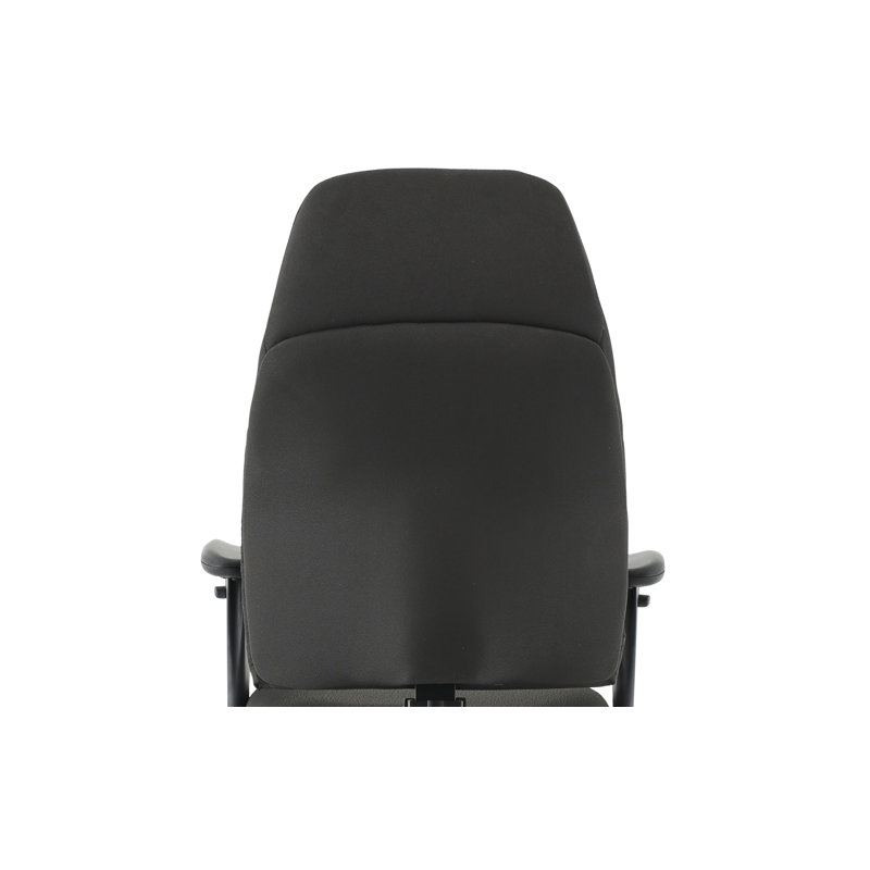 Polyester Blend Office Chair, Black