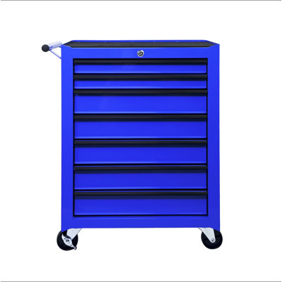 Rolling Metal Tool Chest with 7 Drawers, 20" 7-Drawer Tool Chest Cabinet with Ball Bearing Drawer Slides, Steel Tool Storage Box Organizer