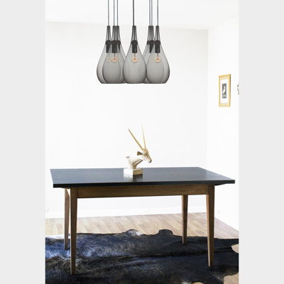 Lustre en forme de globe terrestre à 8 lumières Earth