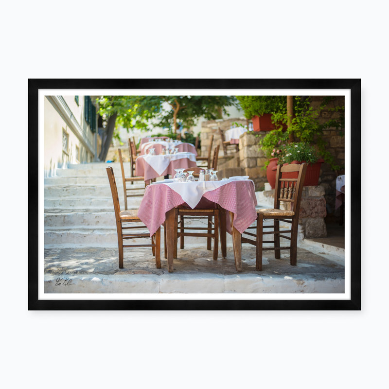 Hillside Cafe par Tim Klein - Photographie avec cadre photo