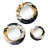 Loretosha Metal Round Mirror