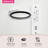 Tempered table top vanity, dimmable Led light mirror with hairdryer holder and built-in charging station, oversized mirror, including stool