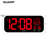 Sharp Digital Oversized Screen LED Clock, Tabletop or Wall Mountable