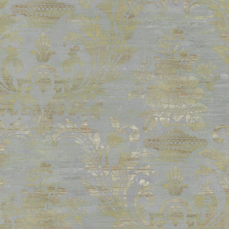Damas Sari, Brun / blanc / bleu