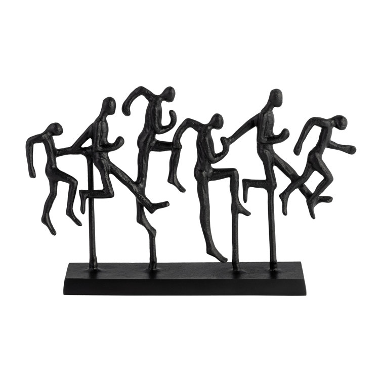 Wrought Studio Fredie 16 Marathon Metal Sculpture - Contemporary