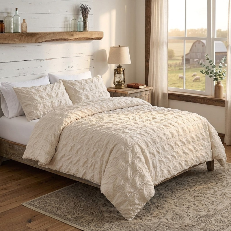 EMJAY Duvet Cover Set with Pillowcases