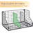 2 Pack Stackable Can Rack Organizer for Pantry Storage,Can Dispensers with 4 Adjustable Dividers