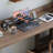 Light walnut L-Shaped Solid Wood desks-107672472-107672478