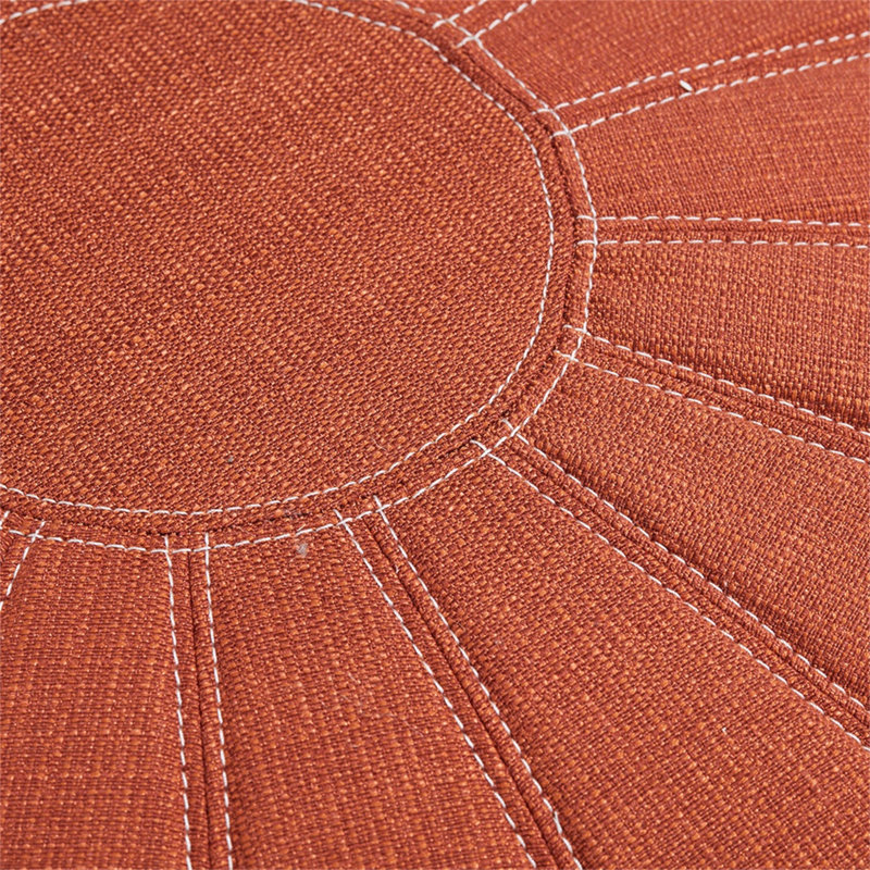Repose-pieds rond, Orange