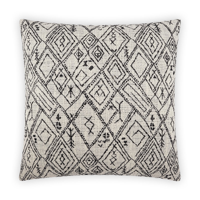 Coussin décoratif Atez, Poivre géométrique, Square 24"