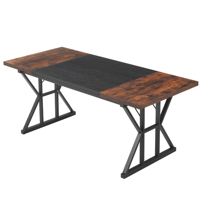 Metal Base Computer Desk