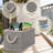 Foldable Fabric Storage Bins , Collapsible Closet Organizers With Handles For Shelves, Clothes, And Home Organization