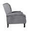 Marcus 75.5cm Wide Velvet Wing Chair Recliner