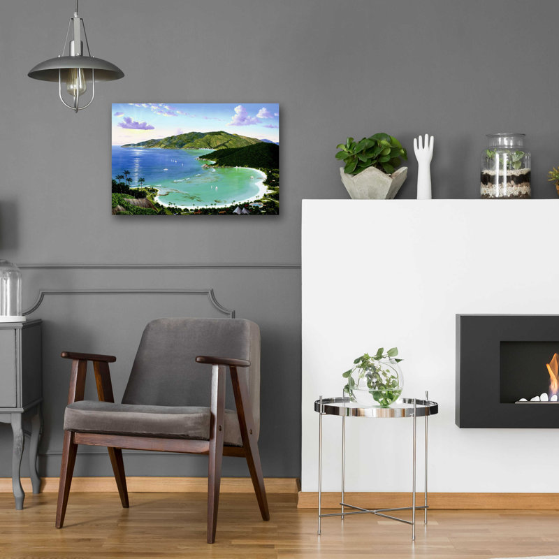 Art mural en verre acrylique, H 16 po x l 24 po x P 0,2 po