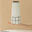 Vase de table en céramique blanc