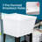 22.875 In. X 23.5 In. 19 Gallon Thermoplastic Utility Sink Set With High-Arc Coil Pull-Down Faucet-59271806-59271810