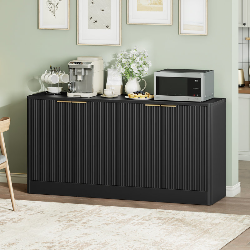 Buffet avec portes et tablettes