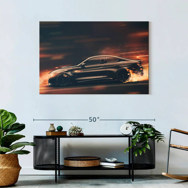 Mehar Blazing Race Car, 30" H x 45" W
