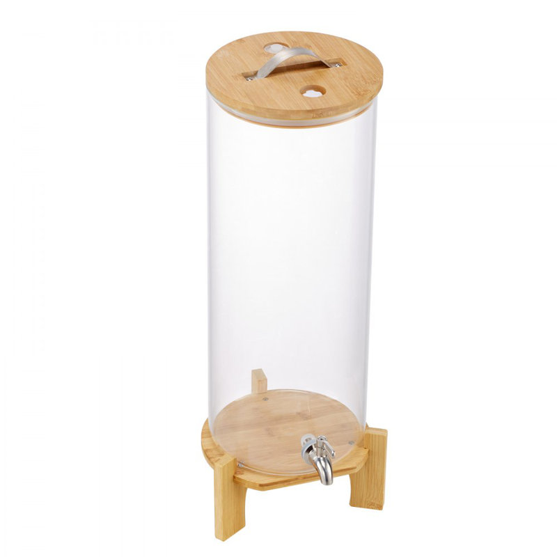 Drink Dispenser Beverage Dispenser for Parties Glass with Stand, 448