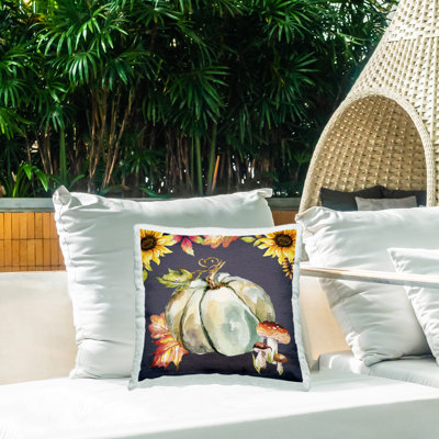 Coussin extérieur Autumnal Sunflowers
