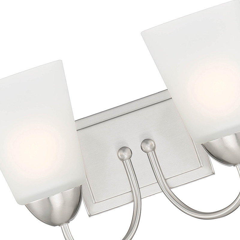Ypsilon 2 - Light Dimmable Vanity Light, Brushed Nickel