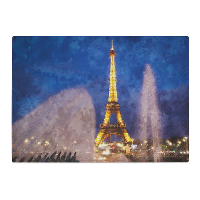 Eiffel Tower Vol.6 Painting Chopping Board