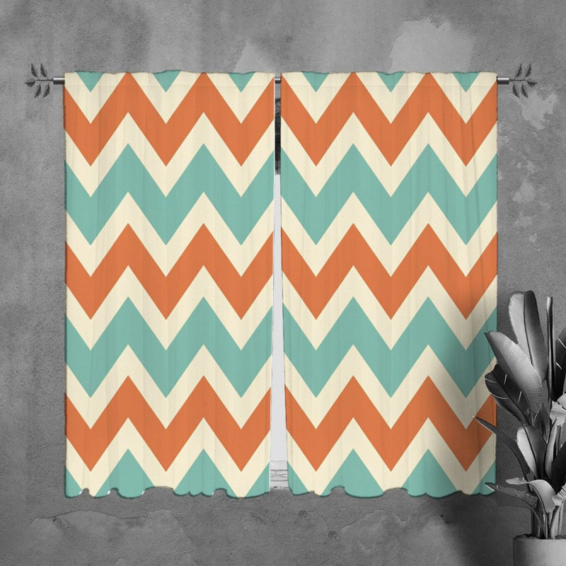 Paire de rideaux obscurcissant en polyester Nashwa, L 20 po x L 82 po