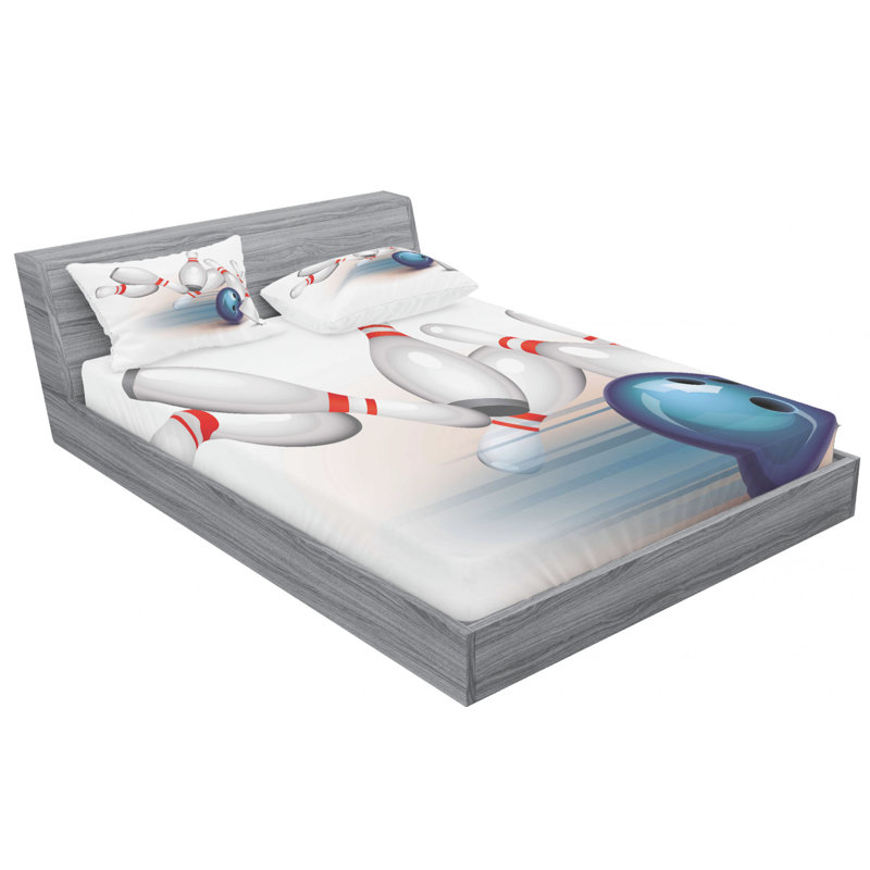 Microfiber Sheet Set, Queen Sheet Set + Fitted Sheet + 2 Pillowcases