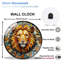 Horloge murale en verre 12 po