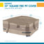 Housse pour foyer d'extérieur imperméable Steve Elegant-25753774