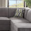 Canapé modulaire contemporain avec rangement et repose-pieds Erskine