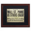 «Wallstreet» par Jadaya, art textuel encadré-20091746-20091748-69311685