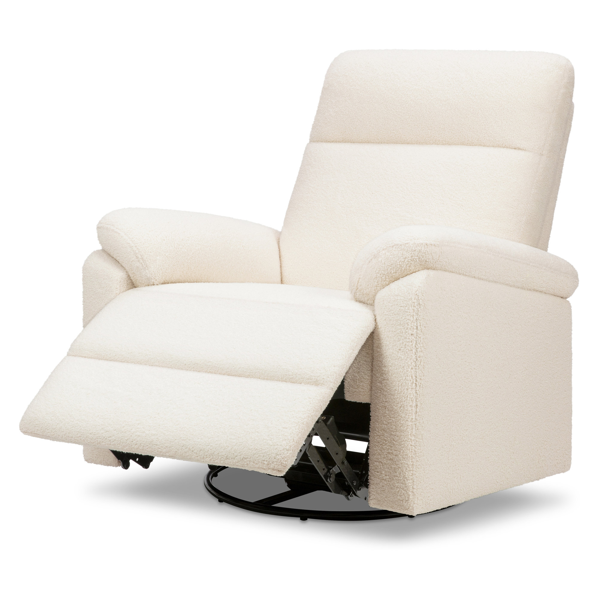 Suzy Recliner And Swivel Glider, Cozy Cream Boucle