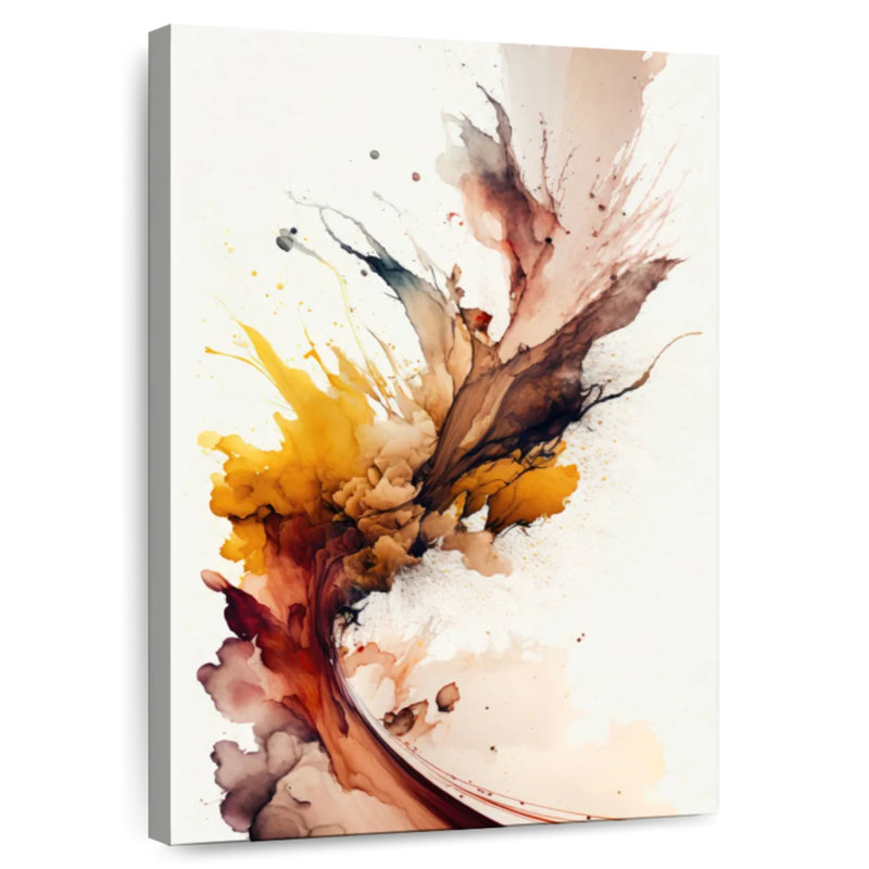 Avery Autumnal Abstract, 12" H x 8" W