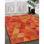 Tapis décoratif géométrique rouge/jaune Rieder-635686496