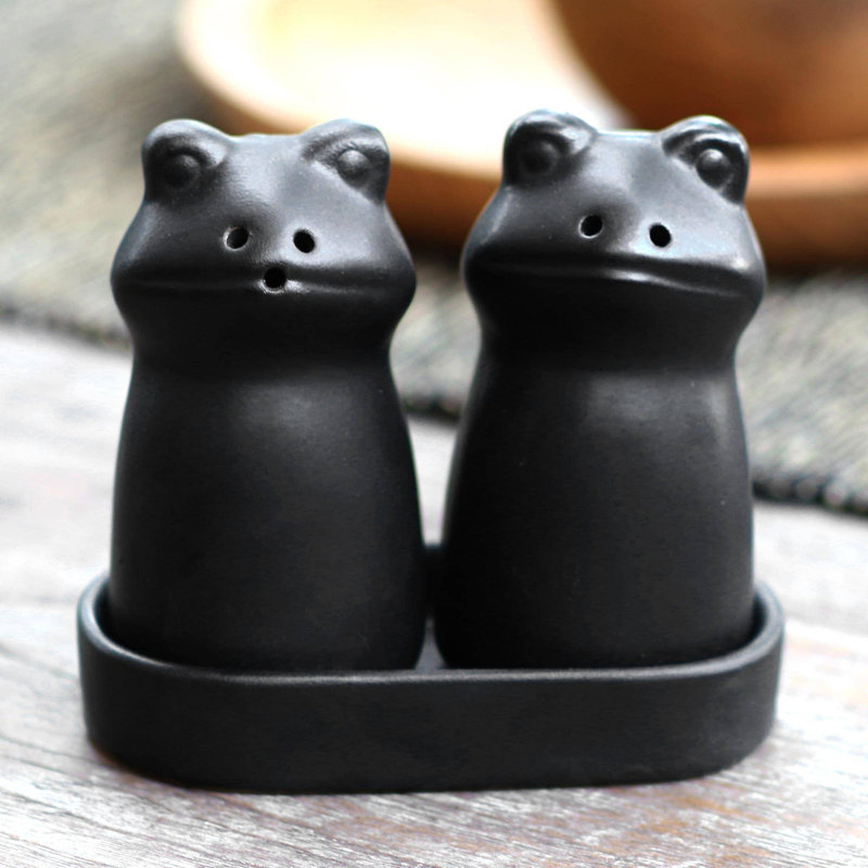 Ensemble salière et poivrière Nahje, Noir
