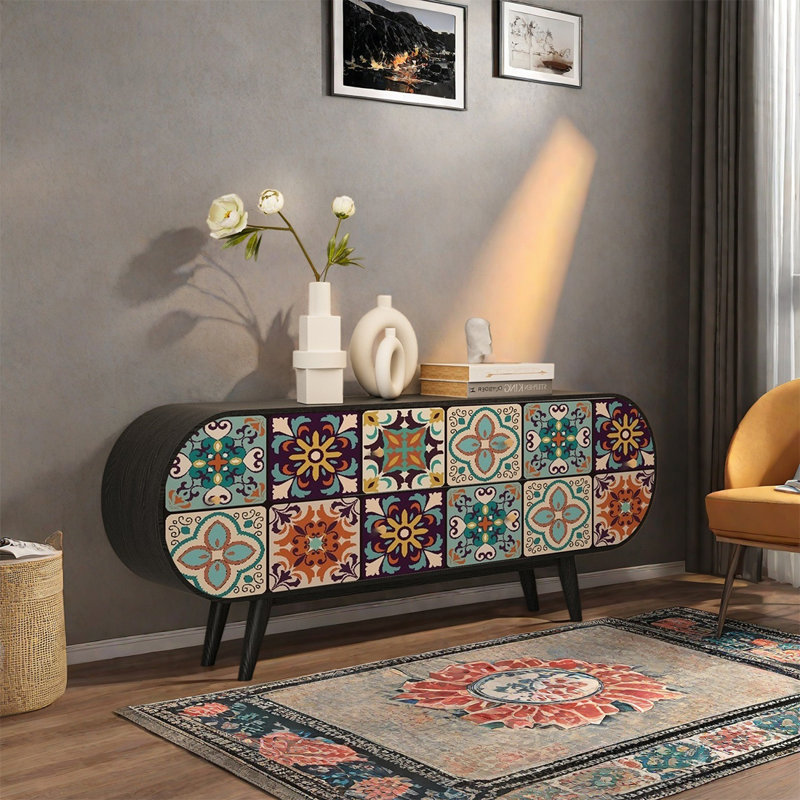 Pine Sideboard with Ample Storage Space