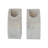 2-Piece Marble Vases/Bookends