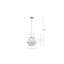 Luminaire suspendu 1 lumière Bashaw-88590742-88590743