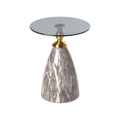 Pedestal End Table