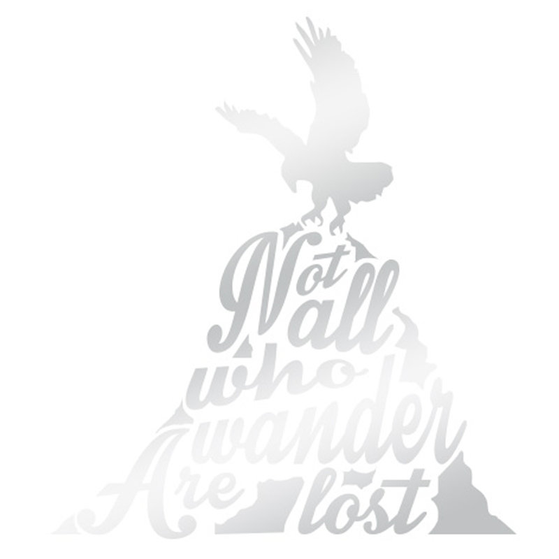 Wall Decal, Shiny Silver