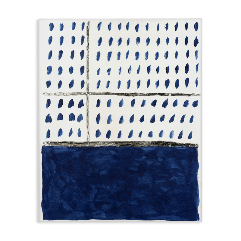 Modern Dot Pattern Canvas Wall Art by Michael Willett, 20" H x 16" W