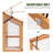 35.4" W x 14.6" D 2-Tier Wooden Cold Frame Garden Greenhouse-78635594