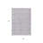 Everette 3' X 5' Lavender And Ivory Geometric Washable Indoor Outdoor Area Rug