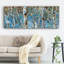 Bouleau d'hiver sur toile