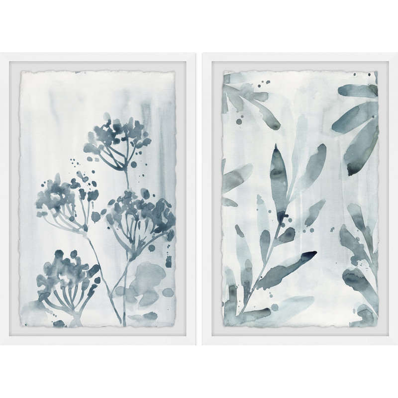 Mystery Blooms Diptych, H 36 po x l 24 po x P 1,5 po