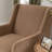 Lural Swivel Brown Rocker Chair